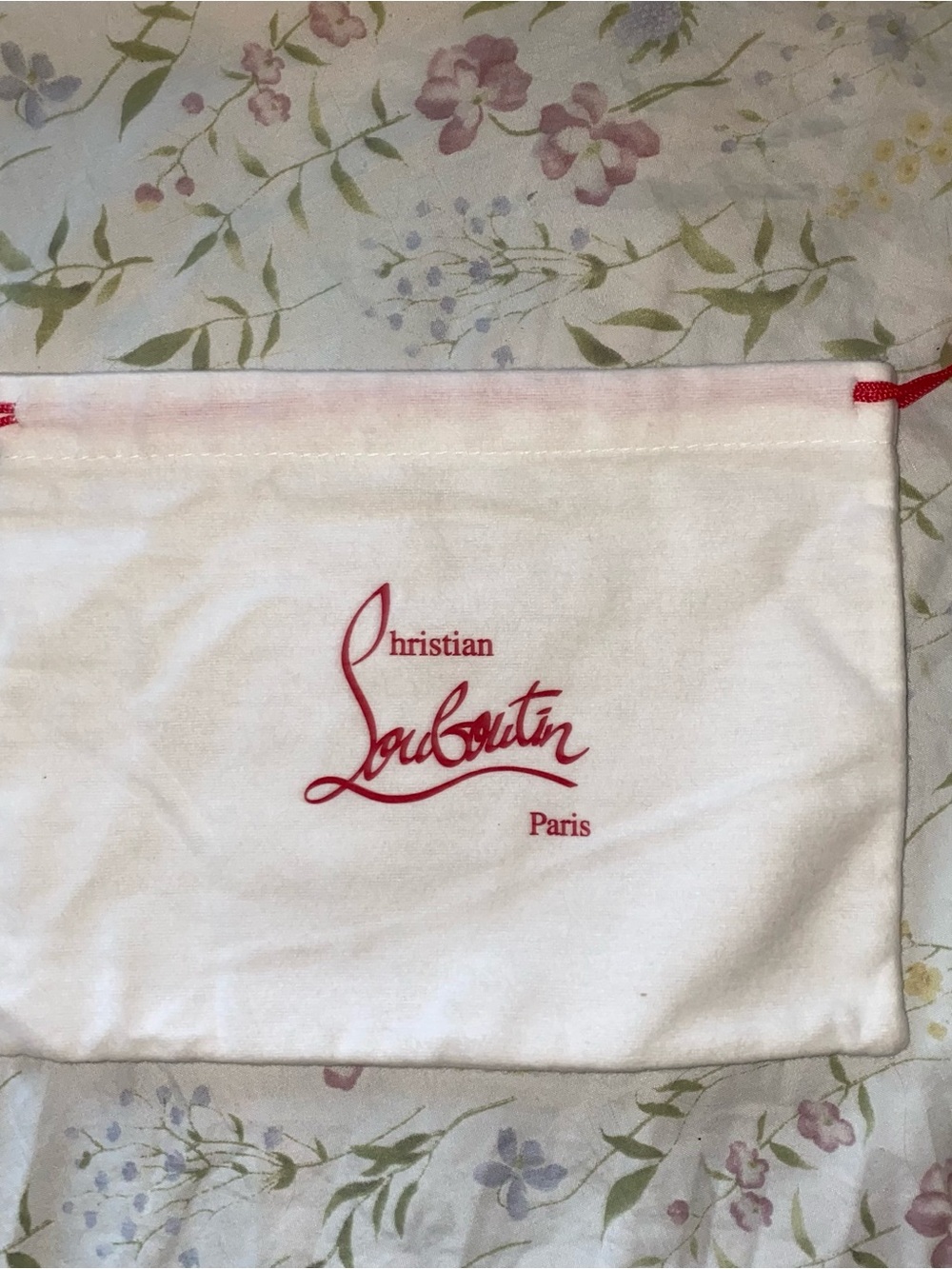 Christian Louboutin White Dust Bag
